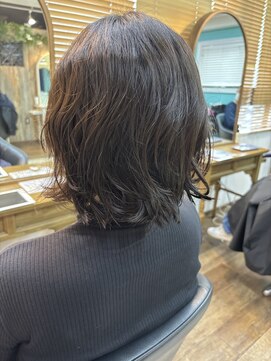ブレス ヘアアンドスパ 湘南台(bless hair spa) ナチュラルボブパーマ
