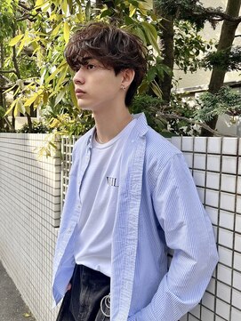 グリーンミドル(GREEN middle) 気取らない洒落感 服にも馴染みやすいルーズマッシュ