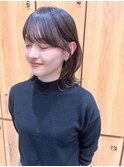 ミディアムレイヤー　　アッシュグレー　ミニウルフ