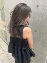 フリックヘアサロン 梅田茶屋町2号店(FLICK HAIR SALON) ブリーチなしグレージュ