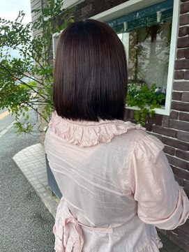 アズグロウ エクラ(AS GROW 'eclat) ツヤ感ストレートボブ