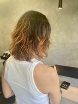 ノダン(Nodan) 毛先ブリーチオレンジ