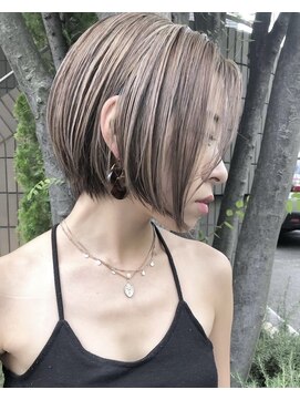 ハーツ(Heart's) ◇大人可愛い20代30代40代50代前下がりショートボブ丸みショート