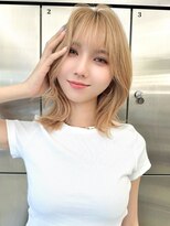 サンドイエナ 横浜店(sand yena)&nbsp;マロンベージュ/ボブ/前髪/レイヤー/髪質改善/縮毛矯正/横浜