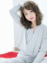 アルバハナレ 横浜(αlba HANARE) 関内/髪質改善/プラチナグレージュ×ゆるふわカール大人巻きa