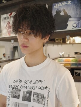 アンサー 渋谷(ANSWER) シャドウパーマルーズパーマ波巻きマッシュツイストスパイラル