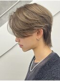 横顔綺麗に今どき韓国風毛流れヘア/辻本修也