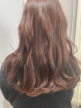 pink brown カラー