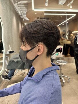 グロー オオミヤ アネックス 大宮(GLROW OMIYA ANNEX) ◆ センターパート大宮メンズ縮毛矯正ダウンパーマ