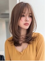 ダル 渋谷/表参道(DAL.)&nbsp;レイヤーカット髪質改善カラー透明感カラー顔まわりカット