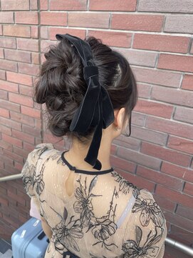 アース 市ヶ谷店(HAIR&MAKE EARTH) 10代20代30代お呼ばれゆるふわお団子◎韓国風こなれ感