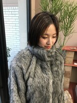 フェンヘアーアイス 中目黒(Fen.hair ici)&nbsp;丸みショートボブ◎小顔×前下がりレイヤー大人可愛い