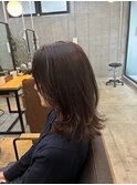 くびれミディアム/レイヤーカット/髪質改善