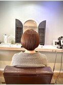 襟足浮かない後頭部ふんわり丸み大人ショート