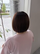 クルムバイルチア(Kulm by Luccica) 【kulm by Luccica kiyoka】縮毛矯正×ミニボブ