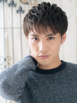 モッズヘアメン 札幌月寒店(mod's hair men) ダークアッシュ束感カジュアル大人スパイキーショートr札幌月寒