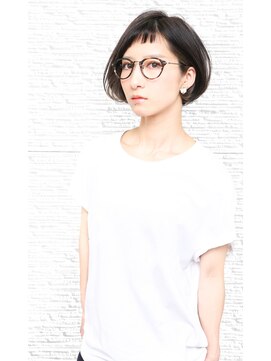 アプシー 南が丘本店(apsee) 【ドレープボブ×メガネ】
