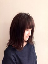 切りっぱなしロブスタイル☆ 担当川上功介