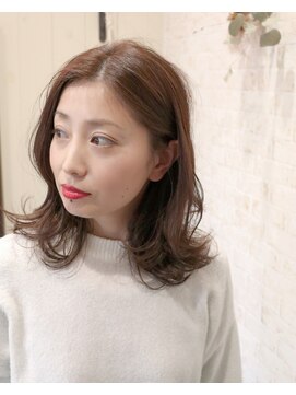 ラピッツヘアデザイン(la Pitt's hair design) ラベンダーグレージュ☆ロブヘア