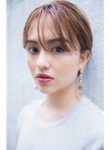 耳かけ小顔ハンサムショート/テラコッタカラー
