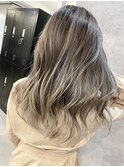バレイヤージュ_ホワイトベージュ