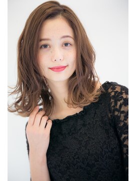 アクアオモテサンドウ(ACQUA omotesando) 大人可愛いカーキベージュのロングボブ【熊谷安史】4