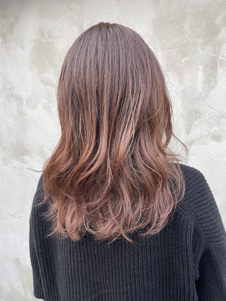 シームレスデジタルパーマ×ピンクベージュ：L111945383｜アラモア 国立