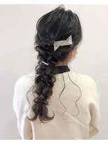 ヘアーサロン シム(hair salon Cime) 編みおろしアレンジ【Cime】