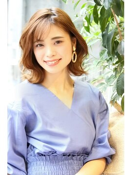 オーガニックサロン フェイス 梅田店(organic salon face) エレガントに決まる！！大人のふわっと外ハネボブ