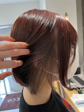 フォッコ(FOCCO) cherry red × beige