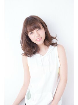 アリエス美容室南富山店 【Aries南富山/富山市】女っぽさが上がる　ゆるふわセミロング♪