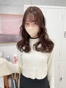 ローウェ 渋谷(Louwe) ほんのりピンクブラウン♪《misaki》