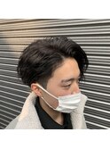男らしさ◎耳掛けアップバング!!