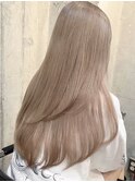 【ミルクティーべージュ】[ケアブリーチ/ハイトーンカラー] 