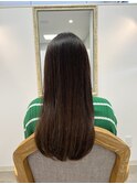 ツヤ髪ロング　伸ばし中　髪質改善