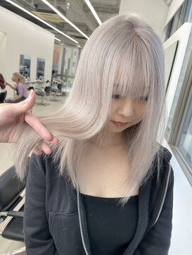 リノート バイ エゴル 太田川(Linoet by ENGOL) ホワイトカラー/ホワイトベージュ／ハイトーンカラー