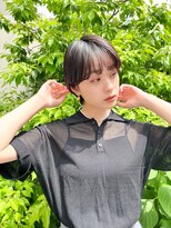 メモリーズ 銀座(Memories)&nbsp;前髪パーマと黒髪ピュアなショート◎