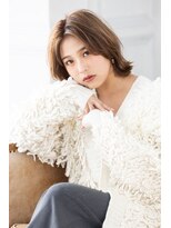 トティア 元町三宮(Totia) 【Totia元町・三宮】ニュアンスボブ×カーキベージュ