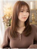 ミルクティーピンクレイヤーカットロングa戸田公園20代30代40代!
