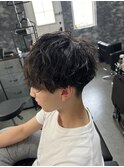 ノーセットだとバレにくいダレルパーマ