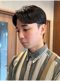 カルマパーマコンマヘア韓国風メンズダウンパーマ毛先ワンカール