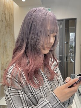 ソル 栄矢場町(SOL) グラデーション/ピンクヘアー/秋色/名古屋美容院