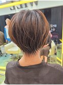 大人可愛い20代30代40代50代丸み田嶋ショート038