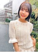 Aimee 町田　アッシュブラウン×内巻きボブ