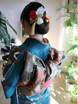 レア(Lea)の写真/【着付け×ヘアセット】思い出に残る特別な日をプロの技術でより一層美しく華やかに！着物レンタルもOK★