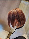 細目ハイライトカラー