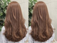 《イルミナカラー使用》ブリーチなしダブルカラーで、ダメージを抑えつつ叶える透明感とツヤ感。