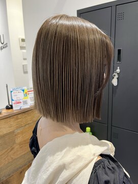 イルダバイグラッシー センター北(iluda by glassi) ナチュラルベージュ×タッセルボブ【瀬口】