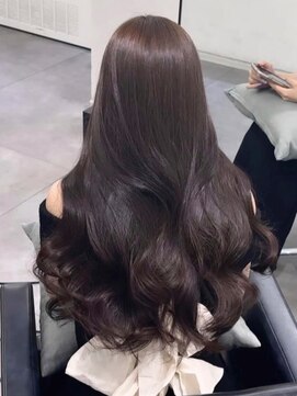 エル バイ アンキシム(elu by AHNKISM) 韓国風レイヤーカット顔まわり髪質改善 心斎橋