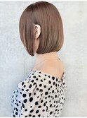 ボブレイヤー切りっぱなしボブハッシュカットレイヤーボブ